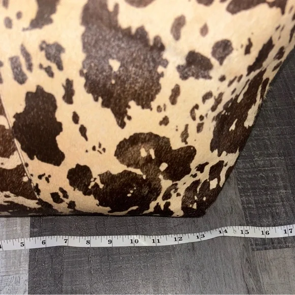 Lucky Brand Brown and Cream Cowhide Tote - Picture 12 of 14